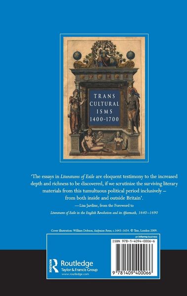 Produktbild: Literatures of Exile in the English Revolution and its Aftermath, 1640-1690