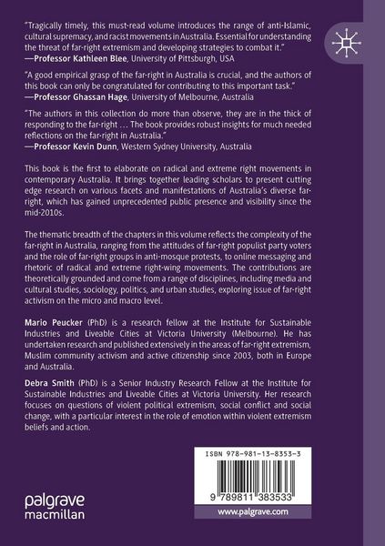 Produktbild: The Far-Right in Contemporary Australia