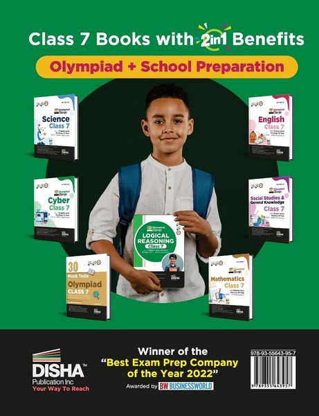 Produktbild: Olympiad Champs Logical Reasoning Class 7 with Chapter-wise Previous 5 Year (2018 - 2022) Questions | Complete Prep Guide with Theory, PYQs, Past & Pr