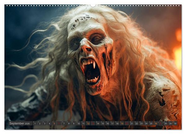 Produktbild: Vampire - Kreaturen der Nacht (Wandkalender 2026 DIN A2 quer), CALVENDO Monatskalender