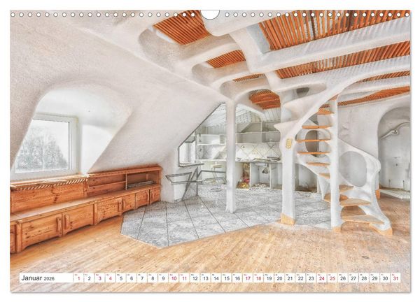 Produktbild: Lost Places - Verlassene R&auml;ume (Wandkalender 2026 DIN A3 quer), CALVENDO Monatskalender