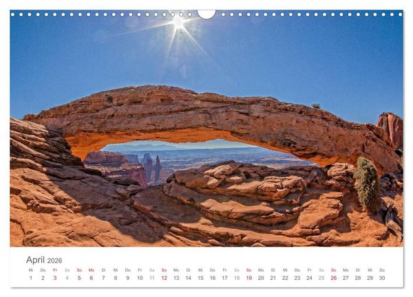 Produktbild: Naturwunder mit Indian Spirit (Wandkalender 2026 DIN A3 quer), CALVENDO Monatskalender
