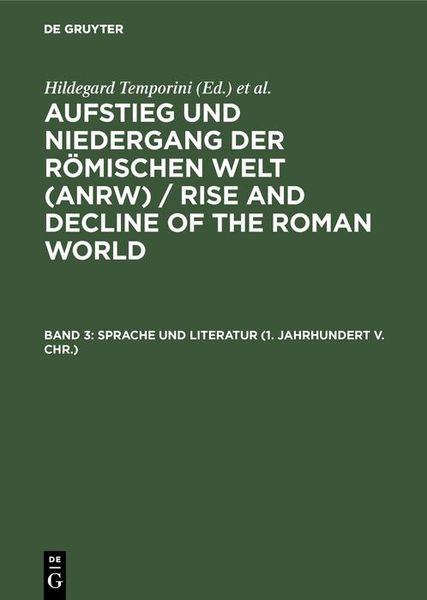 Produktbild: Sprache und Literatur (1. Jahrhundert v. Chr.)