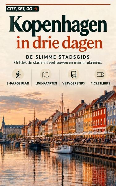 Produktbild: Kopenhagen in drie dagen: De slimme stadsgids