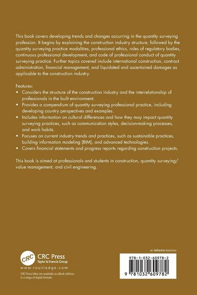 Produktbild: Professional Practice for Quantity Surveyors in the 21st Century