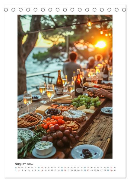 Produktbild: Ode an den Wein (Tischkalender 2026 DIN A5 hoch), CALVENDO Monatskalender