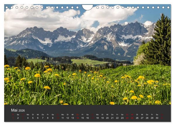 Produktbild: Der Wilde Kaiser, das Kletterparadies bei Kitzb&uuml;hel (Wandkalender 2026 DIN A4 quer), CALVENDO Monatskalender