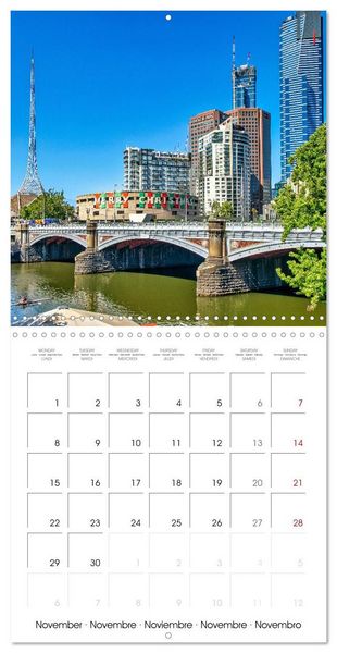 Produktbild: Melbourne - Australia's friendly metropolis (Wall Calendar 2027 12 &times; 12 Inch) CALVENDO 12 Month Wall Calendar