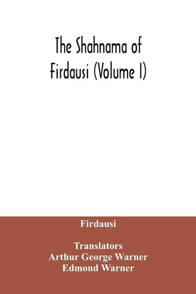Produktbild: The Shahnama of Firdausi (Volume I)