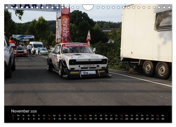 Produktbild: Bergrennen im Opel (Wandkalender 2026 DIN A4 quer), CALVENDO Monatskalender