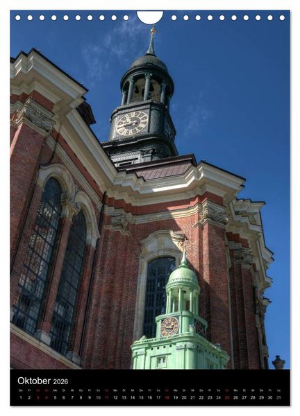 Produktbild: Hamburg im Hochformat (Wandkalender 2026 DIN A4 hoch), CALVENDO Monatskalender
