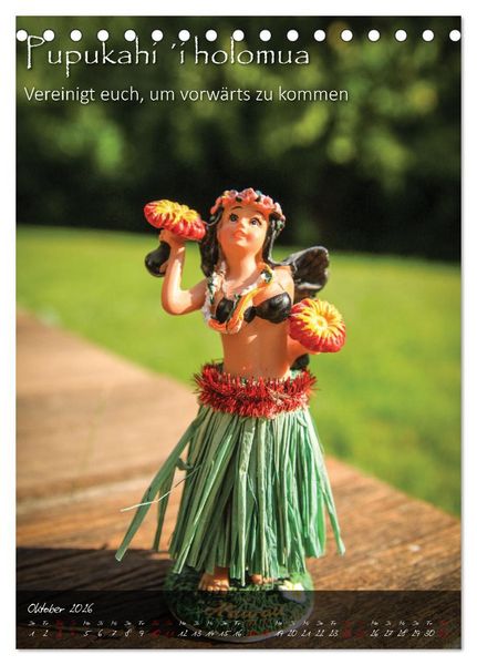 Produktbild: Hula Dancer - Hawaiianische Weisheiten (Tischkalender 2026 DIN A5 hoch), CALVENDO Monatskalender