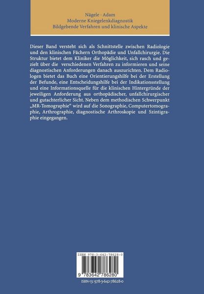 Produktbild: Moderne Kniegelenkdiagnostik