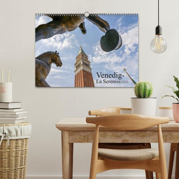 Produktbild: Venedig &ndash; La Serenissima (Wandkalender 2026 DIN A3 quer), CALVENDO Monatskalender