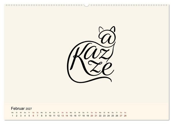 Produktbild: Buchstabentiere (Wandkalender 2027 DIN A2 quer), CALVENDO Monatskalender