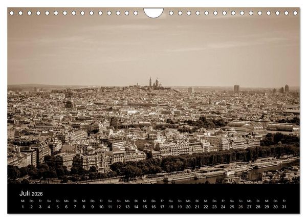 Produktbild: Paris (Wandkalender 2026 DIN A4 quer), CALVENDO Monatskalender