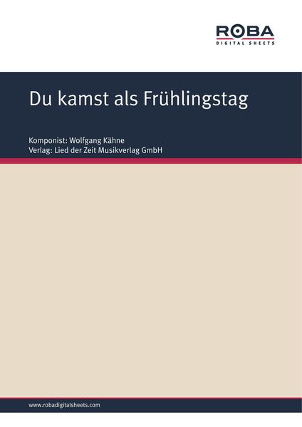 Produktbild: Du kamst als Fr&uuml;hlingstag