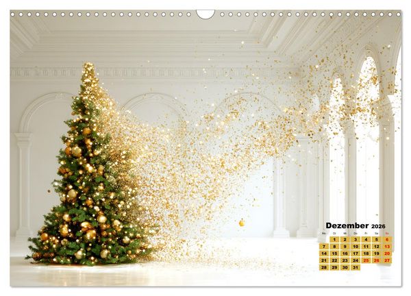 Produktbild: Wir schenken uns nichts zu Weihnachten - Kunst Geschenkkalender (Wandkalender 2026 DIN A3 quer), CALVENDO Monatskalender