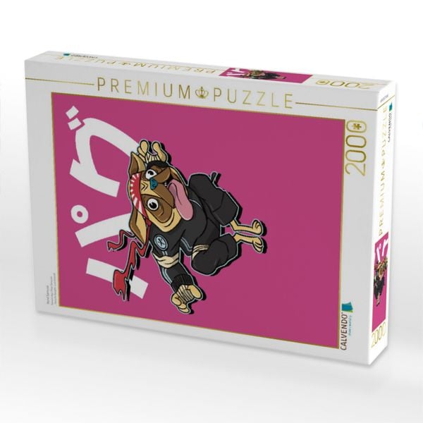 Produktbild: CALVENDO Puzzle Hund Samurai | 2000 Teile Lege-Gr&ouml;&szlig;e 90x67cm Foto-Puzzle f&uuml;r gl&uuml;ckliche Stunden