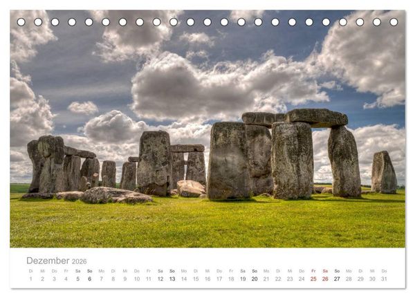 Produktbild: Zauberhaftes S&uuml;dengland (Tischkalender 2026 DIN A5 quer), CALVENDO Monatskalender