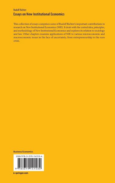 Produktbild: Essays on New Institutional Economics