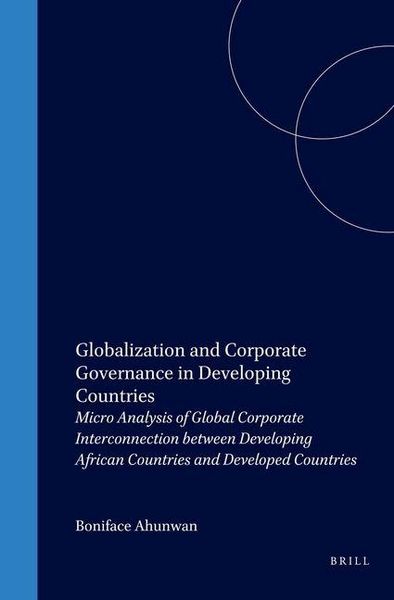 Produktbild: Globalization and Corporate Governance in Developing Countries
