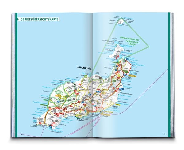 Produktbild: KOMPASS Wanderführer Lanzarote, 50 Touren mit Extra-Tourenkarte