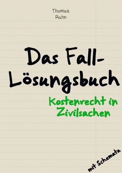 Produktbild: Fall-L&ouml;sungsbuch Kostenrecht in Zivilsachen
