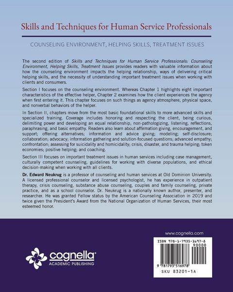 Produktbild: Skills and Techniques for Human Service Professionals