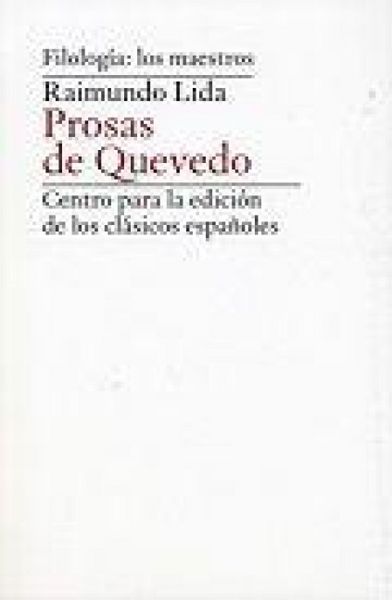 Produktbild: Prosa de Quevedo