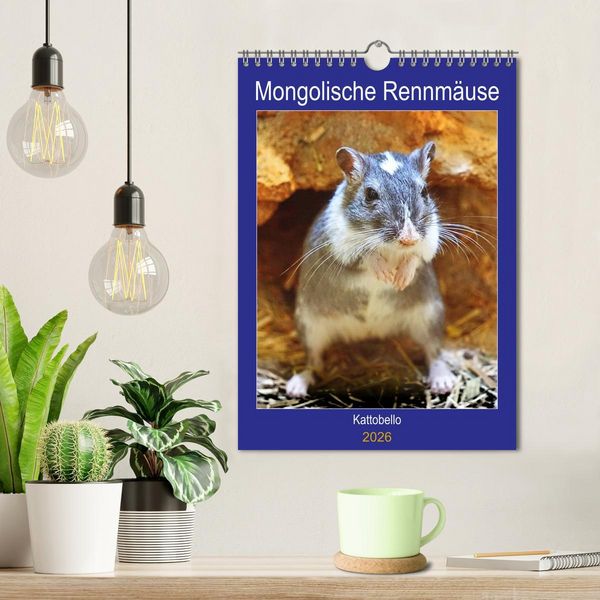 Produktbild: Mongolische Rennm&auml;use (Wandkalender 2026 DIN A4 hoch), CALVENDO Monatskalender