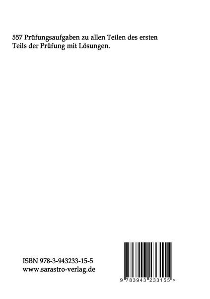 Produktbild: Barmeister - 300 Pr&uuml;fungsfragen zum 1. Pr&uuml;fungsteil