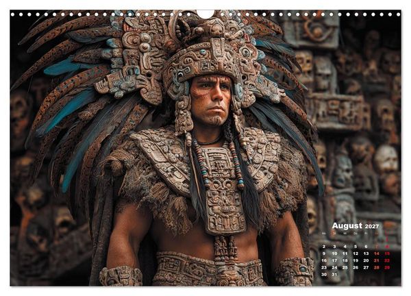 Produktbild: Azteken - Im Glanz der ewigen Sonne (Wandkalender 2027 DIN A3 quer), CALVENDO Monatskalender