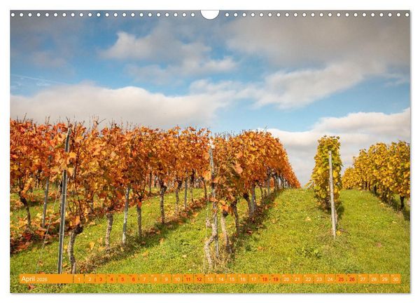 Produktbild: Indian Summer in Baden-W&uuml;rttemberg (Wandkalender 2026 DIN A3 quer), CALVENDO Monatskalender