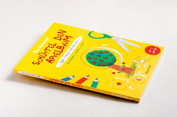 Produktbild: Sch&uuml;ttel den Apfelbaum - Das Ausschneidebuch. Schneiden, kleben, malen f&uuml;r Kinder ab 3 Jahren