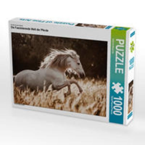 CALVENDO Puzzle Ein Motiv aus dem Kalender Die Faszinierende Welt der Pferde | 1000 Teile Lege-Größe 64x48cm Foto-Puzzle für glückliche Stunden
