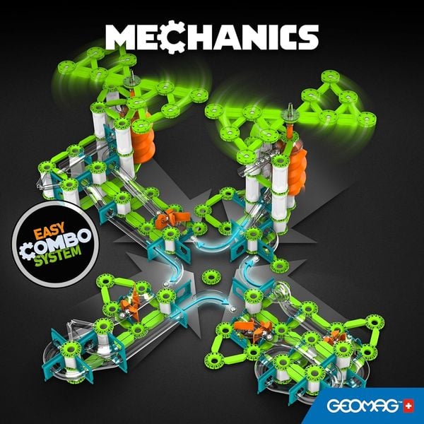 Produktbild: Geomag Mechanics Gravity Bauteilset Constructor Anzahl Teile: 67 Altersklasse: ab 7 Jahre