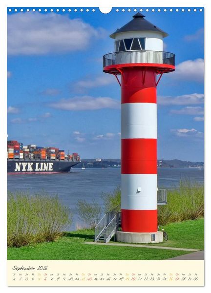 Produktbild: Norddeutsche Leuchtt&uuml;rme - maritime Wegweiser (Wandkalender 2026 DIN A3 hoch), CALVENDO Monatskalender