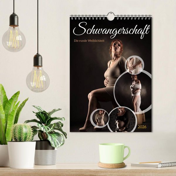 Produktbild: Schwangerschaft - die runde Weiblichkeit (Wandkalender 2026 DIN A4 hoch), CALVENDO Monatskalender