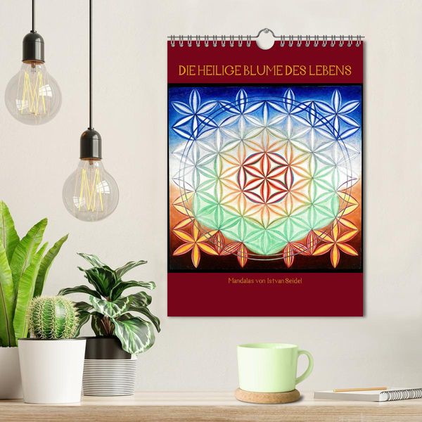 Produktbild: Die heilige Blume des Lebens - Mandalas von Istvan Seidel (Wandkalender 2026 DIN A4 hoch), CALVENDO Monatskalender
