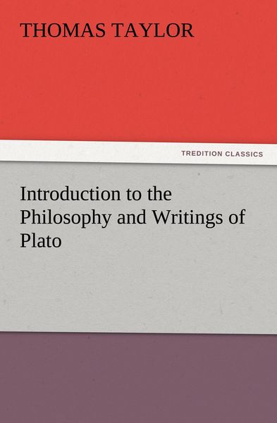 Produktbild: Introduction to the Philosophy and Writings of Plato
