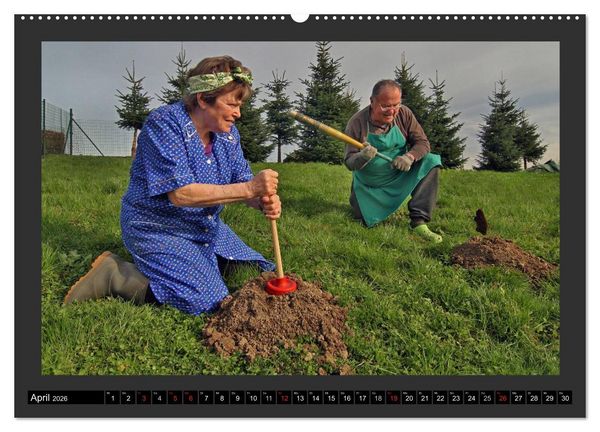 Produktbild: GSCHEIT BLED - Humorfotografie (hochwertiger Premium Wandkalender 2026 DIN A2 quer), Kunstdruck in Hochglanz