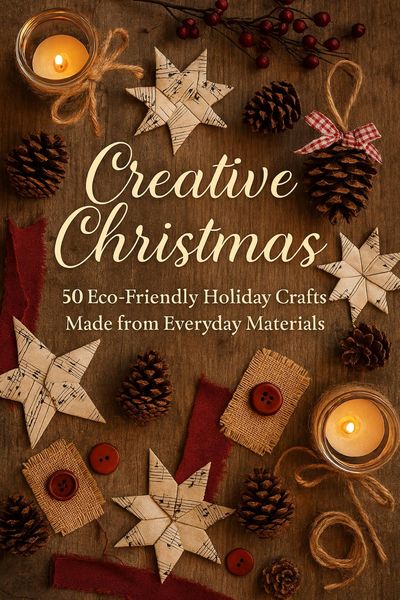 Produktbild: Creative Christmas: 50 Eco-Friendly Holiday Crafts Made from Everyday Materials