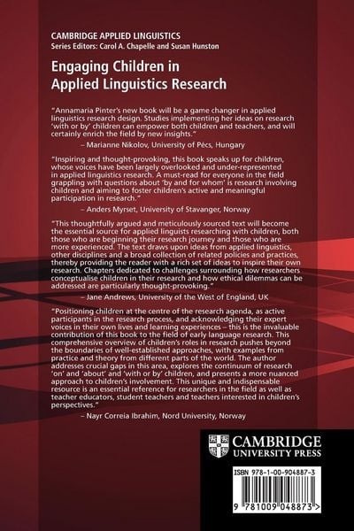 Produktbild: Engaging Children in Applied Linguistics Research