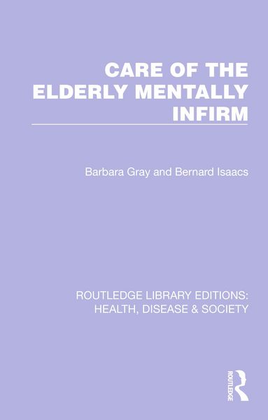 Produktbild: Care of the Elderly Mentally Infirm