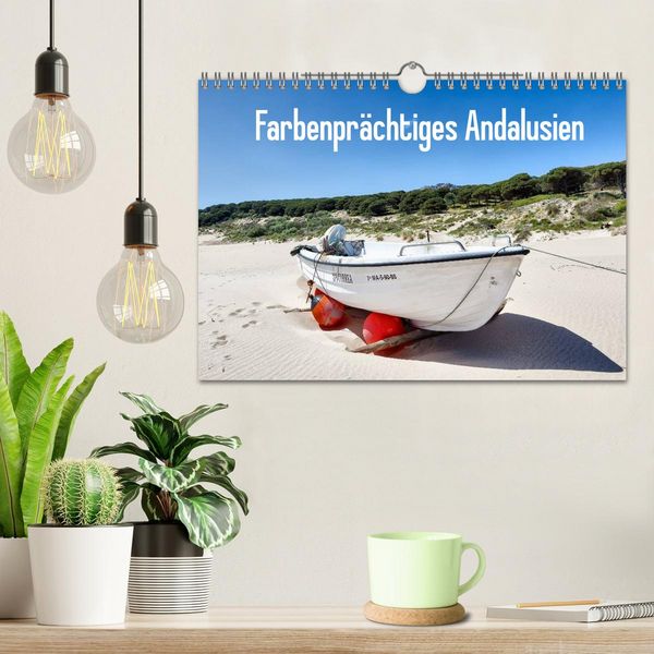 Produktbild: Farbenpr&auml;chtiges Andalusien (Wandkalender 2026 DIN A4 quer), CALVENDO Monatskalender