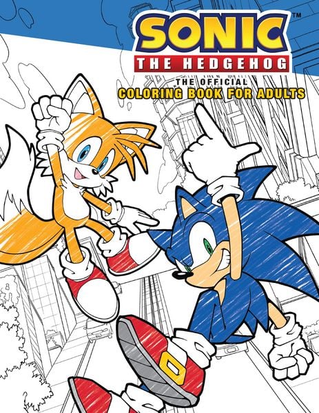 Produktbild: Sonic the Hedgehog: The Official Adult Coloring Book