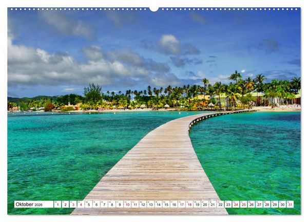 Produktbild: Martinique, die Traumstr&auml;nde (Wandkalender 2026 DIN A2 quer), CALVENDO Monatskalender