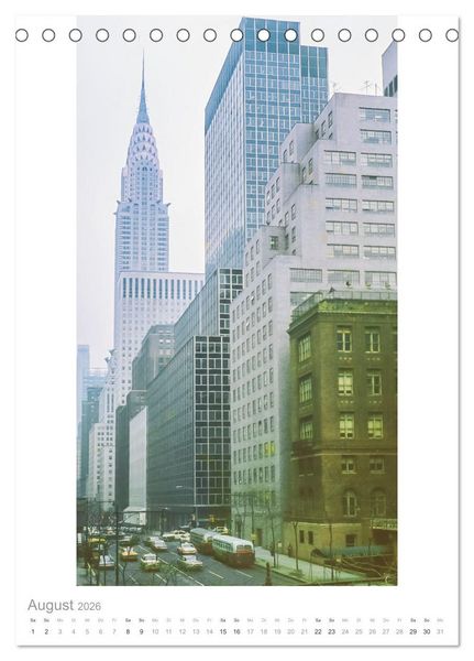 Produktbild: New York City 1963 (Tischkalender 2026 DIN A5 hoch), CALVENDO Monatskalender