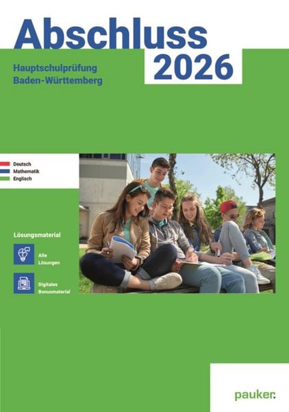 Abschluss 2026 - Hauptschule Baden-Württemberg - Lösungsband, Taschenbuch von Bergmoser + Höller Verlag AG, Hutt lernhilfen ein Imprint von Bergmoser
